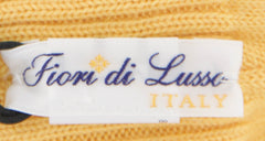 Fiori Di Lusso Yellow Solid Cashmere Blend Beanie - (897) - Parent
