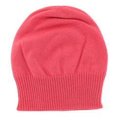 Fiori Di Lusso Pink Solid Cashmere Blend Beanie - (896) - Parent