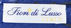 Fiori Di Lusso Blue Cashmere Blend Cardigan - (719) - Parent