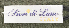 Fiori Di Lusso Light Green Cashmere Blend V-Neck Cardigan - (732) - Parent