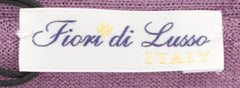 Fiori Di Lusso Purple Cashmere Blend V-Neck Cardigan - (725) - Parent