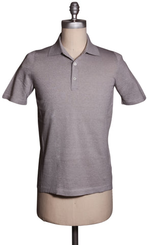 Fiori Di Lusso Gray Polo - Slim