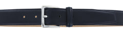 Fiori Di Lusso Navy Blue Calf Leather Belt - (142) - Parent