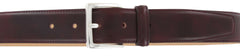 Fiori Di Lusso Burgundy Red Patina Calf Leather Belt - (128) - Parent