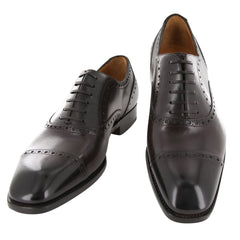 Fiori Di Lusso Brown Shoes - Wingtip Lace Ups - (BOSTNBRN) - Parent