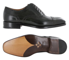 Fiori Di Lusso Olive Shoes - Wingtip Lace Ups - (BSNOLV) - Parent