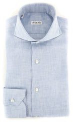 Fiori Di Lusso Light Blue Melange Shirt - Extra Slim - (FLCLP1FT)