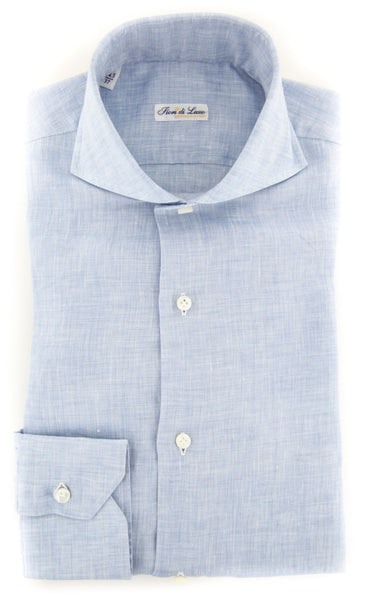 Fiori Di Lusso Light Blue Melange Shirt - Extra Slim - (FLCLP1FT) - Parent