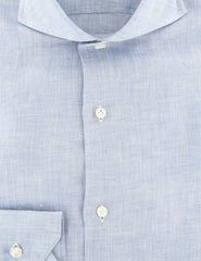 Fiori Di Lusso Light Blue Melange Shirt - Extra Slim - (FLCLP1FT) - Parent