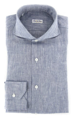 Fiori Di Lusso Blue Melange Shirt - Extra Slim - (FLCLP2FRIGT) - Parent