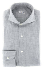 Fiori Di Lusso Gray Melange Shirt - Extra Slim - 14.5/37 - (FLCLP3FRIGT)