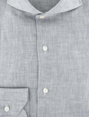 Fiori Di Lusso Gray Melange Shirt - Extra Slim - (FLCLP3FRIGT) - Parent