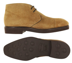 Fiori Di Lusso Beige Suede Chukka Boots - (5T) - Parent