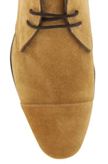 Fiori Di Lusso Beige Suede Chukka Boots - (5T) - Parent