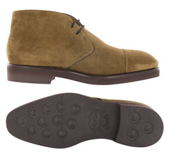 Fiori Di Lusso Caramel Brown Suede Chukka Boots - (56) - Parent