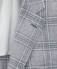 Fiori Di Lusso Light Gray Wool Blend Plaid Sportcoat - (2018030617) - Parent