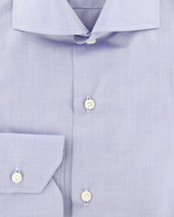 Fiori Di Lusso Light Blue Melange Shirt - Slim - (FL3763813EDOT) - Parent