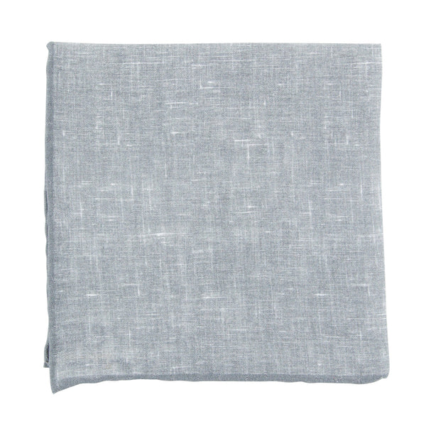 Fiori Di Lusso Light Gray Melange Pocket Square - 12" x 12" (FL7191716)