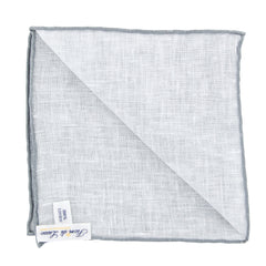 Fiori Di Lusso Light Gray Melange Pocket Square - 12" x 12" (FL7191716)