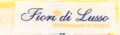 Fiori Di Lusso White Geometric Pocket Square -  x 12" - (FL720172)
