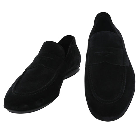 Fiori Di Lusso Black Penny Loafers