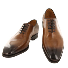 Fiori Di Lusso Caramel Shoes - Wholecut Lace Ups - 6/5 - (NYCAR)