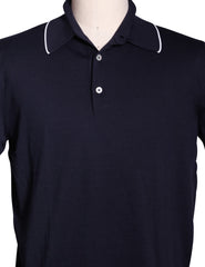 Fiori Di Lusso Navy Blue Cotton Polo - (1704) - Parent