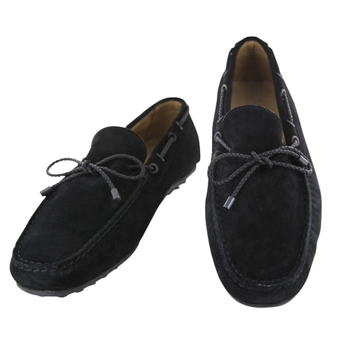 Fiori Di Lusso Black Driving Shoes