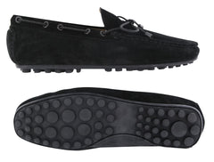 Fiori Di Lusso Black Suede Lace Driving Shoes - (52) - Parent