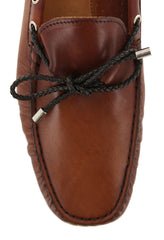 Fiori Di Lusso Caramel Brown Leather Shoes - Loafers - (2018032037) - Parent