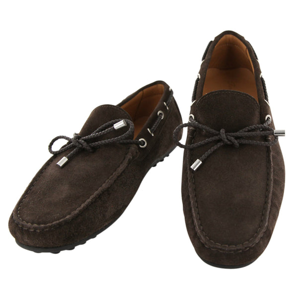 Fiori Di Lusso Brown Suede Shoes - Drivers - (2018031621) - Parent