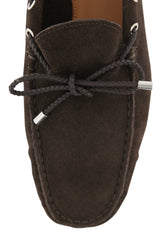 Fiori Di Lusso Brown Suede Shoes - Drivers - (2018031621) - Parent