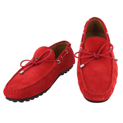 Fiori Di Lusso Red Suede Shoes - Loafers - (2018032030) - Parent