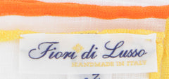 Fiori Di Lusso White Solid Linen Pocket Square - 12" x 12" (911)