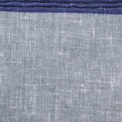 Fiori Di Lusso Gray Solid Linen Pocket Square - 12 3/8" x 12 3/8" (792)