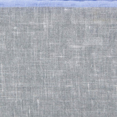 Fiori Di Lusso Gray Solid Linen Pocket Square - 12 3/8" x 12 3/8" (786)