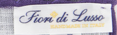 Fiori Di Lusso Gray Solid Linen Pocket Square - 12 3/8" x 12 3/8" (795)
