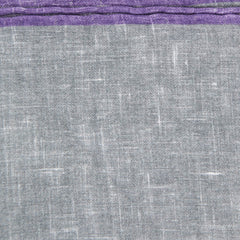 Fiori Di Lusso Gray Solid Linen Pocket Square - 12 3/8" x 12 3/8" (797)
