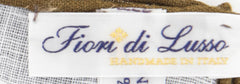 Fiori Di Lusso Gray Solid Linen Pocket Square - 12 3/8" x 12 3/8" (827)