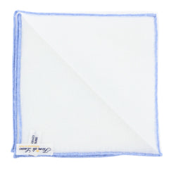 Fiori Di Lusso White Geometric Pocket Square (FN7181711)