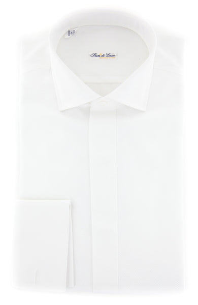 Fiori Di Lusso White Tuxedo Shirt - Extra Slim - (FLTC1MFSX) - Parent