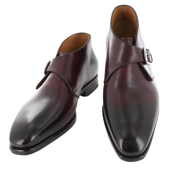 Fiori Di Lusso Burgundy Boots - Monk Straps - (FBU11374) - Parent