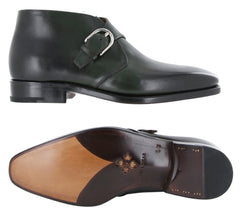 Fiori Di Lusso Green Boots - Monk Straps - (FGN11373) - Parent