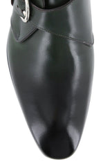 Fiori Di Lusso Green Boots - Monk Straps - (FGN11373) - Parent