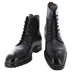 Fiori Di Lusso Gray Leather Cap Toe Boots - (530) - Parent