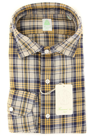Finamore Napoli Yellow Shirt - Extra Slim