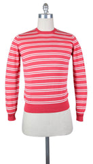 Finamore Napoli Pink Cotton Sweater - Large/52 - (22GIROCO22340)