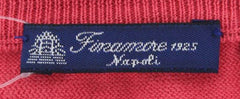 Finamore Napoli Pink Cotton Sweater - Large/52 - (22GIROCO22340)