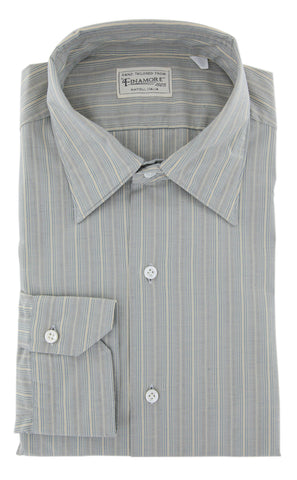 Finamore Napoli Blue Shirt - Extra Slim