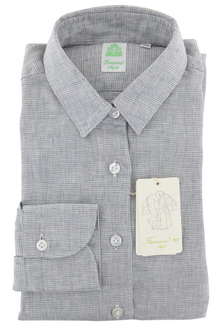 Finamore Napoli Light Gray Shirt - Extra Slim